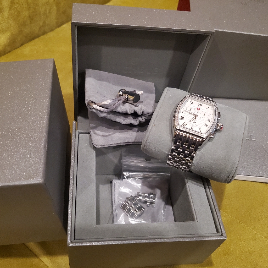 Michele Diamond Watch Bezel Ladies Watch